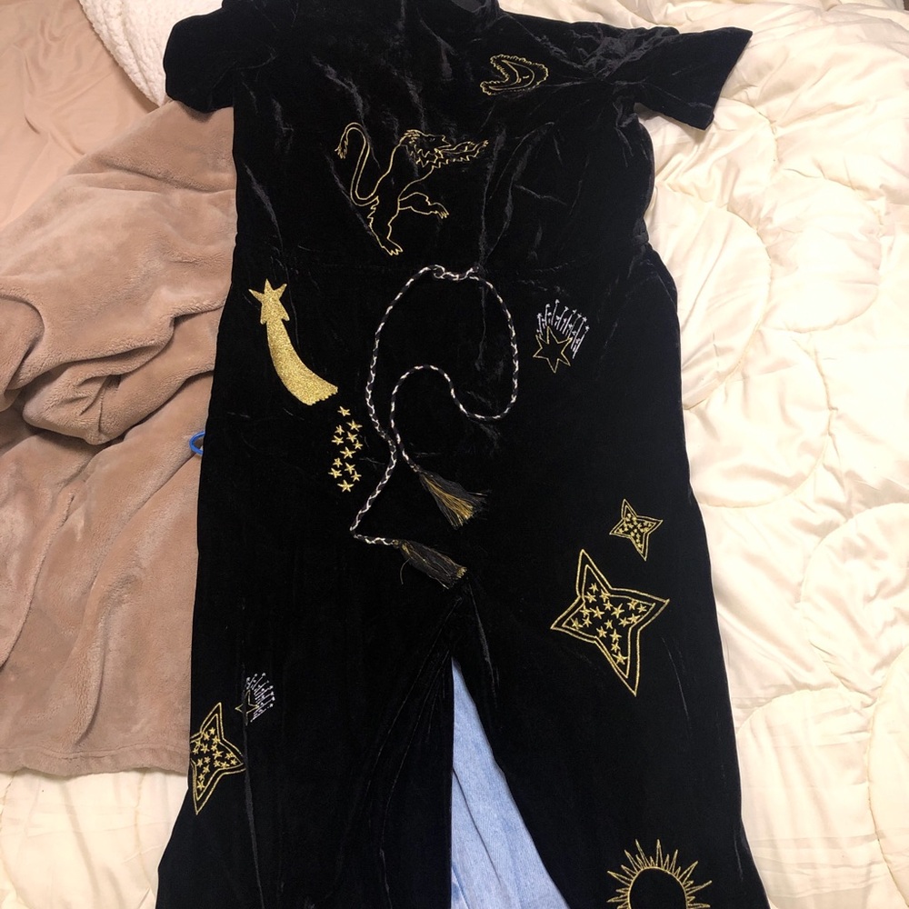 New embroidered velvet gorman jumpsuit